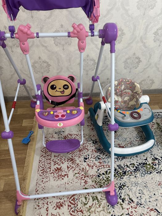 Качеля и ходунки.Вместе 20000