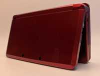 Nintendo 3DS old (Metallic Red, 64гб, прошитая, с играми, новый АКБ)