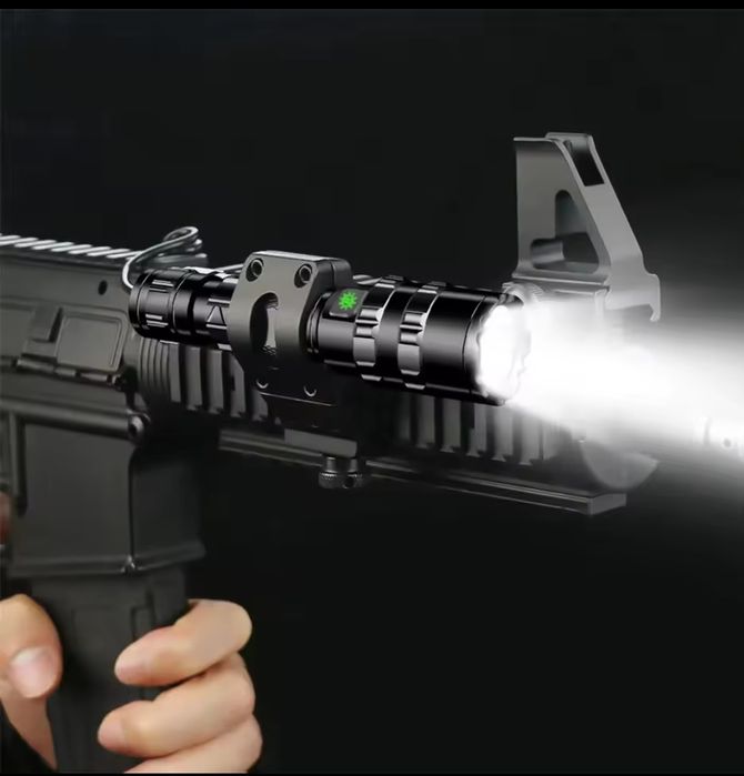 Lanterna tactica LED TIP LASER PM10-TG, 5 moduri de iluminare