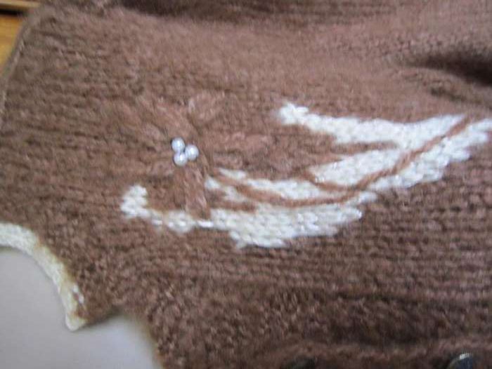 Costum dama din mohair maro, stil office. HANDMADE