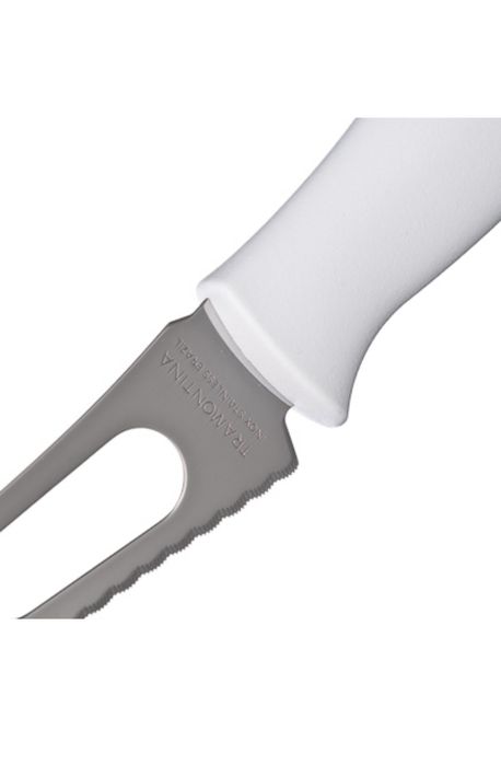 Нож кухонный для сыра 15 см Tramontina Athus, белая ручка, сырорезка