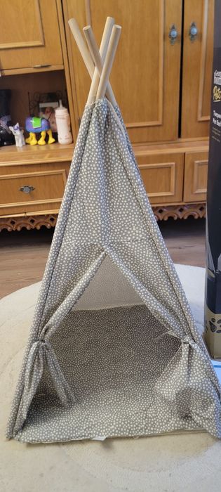 Cort tip teepee pentru animale, marca George – nou, 2 bucăți