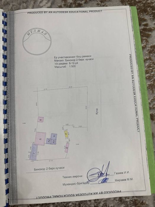 Продаю землю Мирзоулугбекский район центр Луначарского 17 соток 45000$