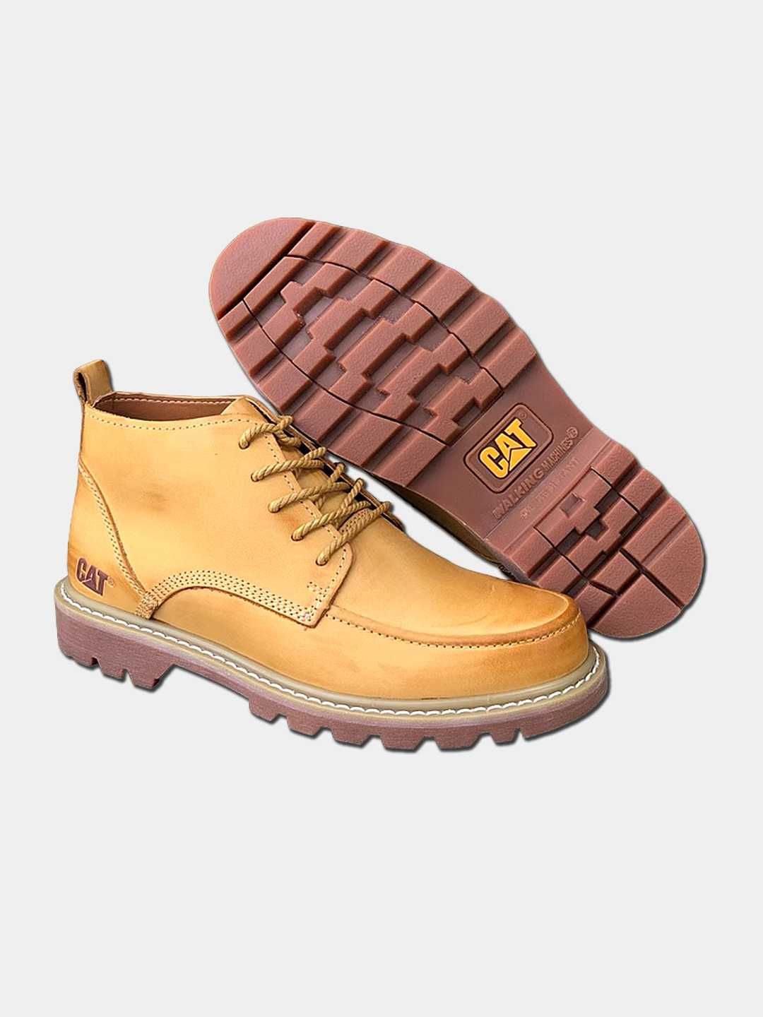 Кожаные ботинки, мужские Caterpillar как Timberland [41-44]
