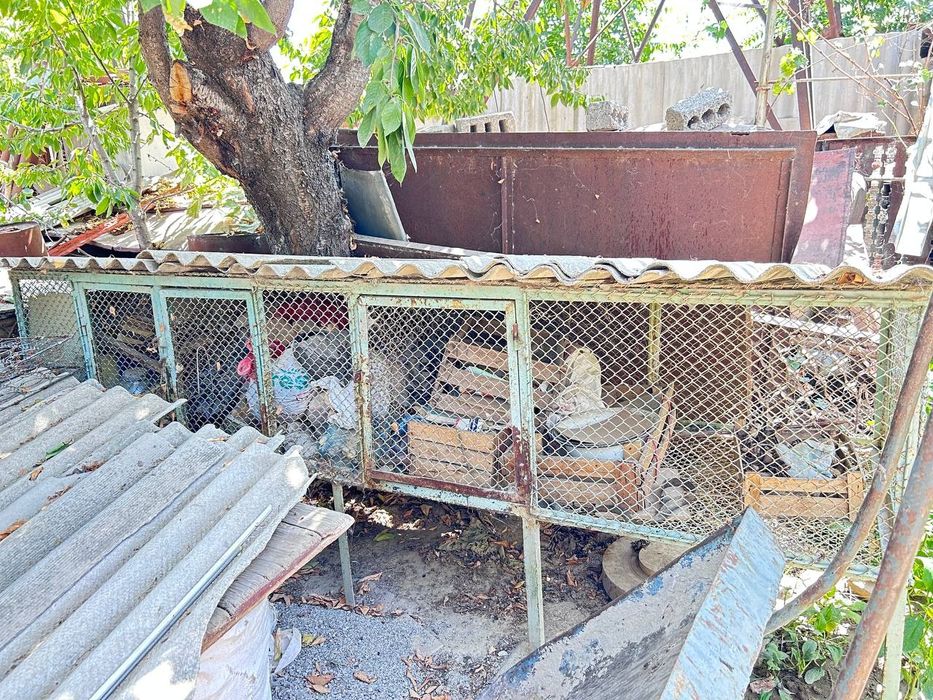 Крольчатник трехсекционный