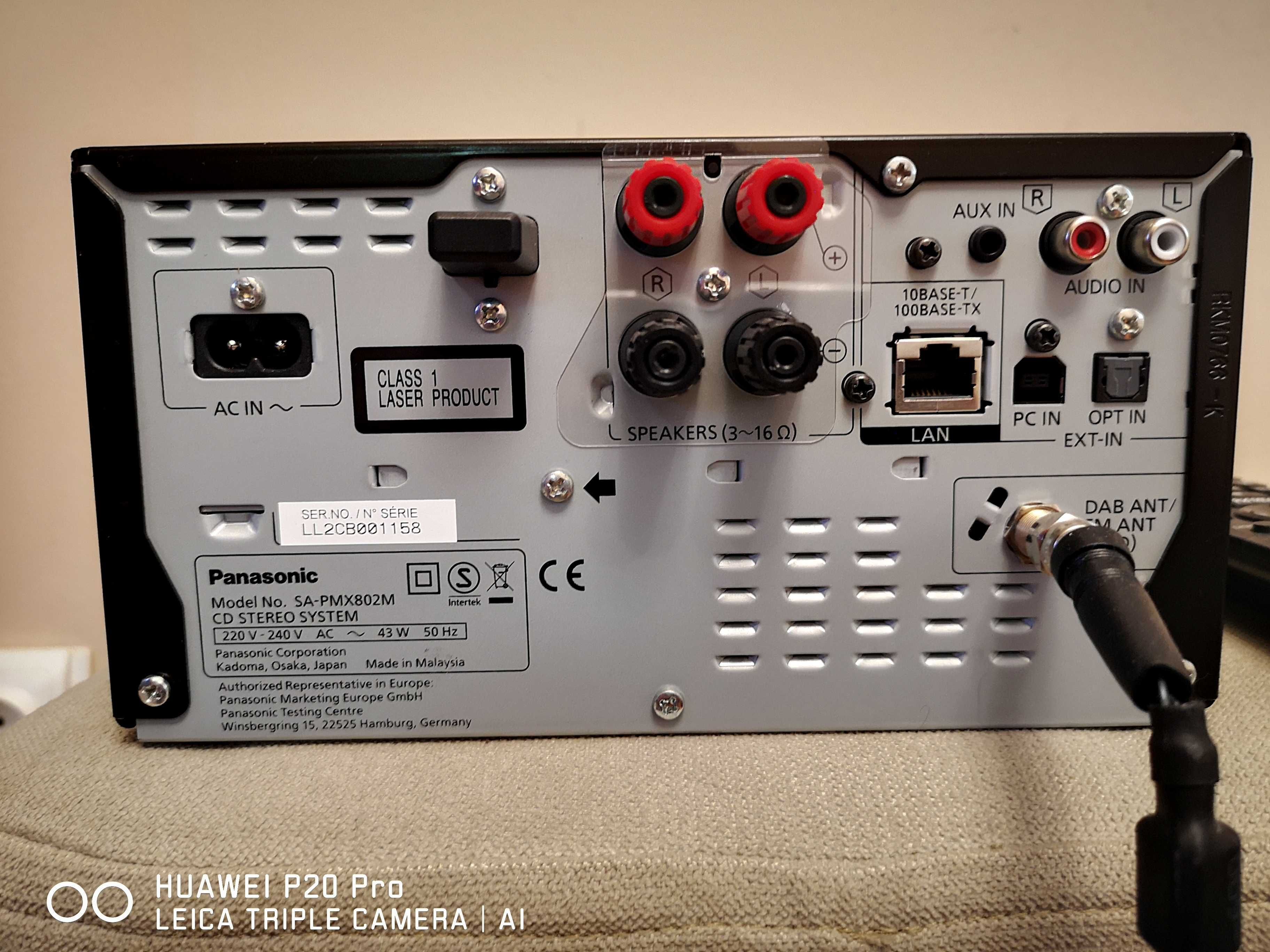 !! Ocazie. Vand amplificator Panasonic SA-PMX 802, Spotify, Internet..