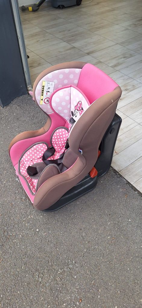 Scaun masina Minnie Mouse, 0-18 kg