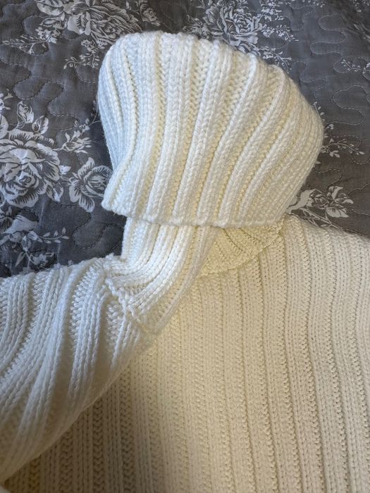 Скъсен пуловер с поло