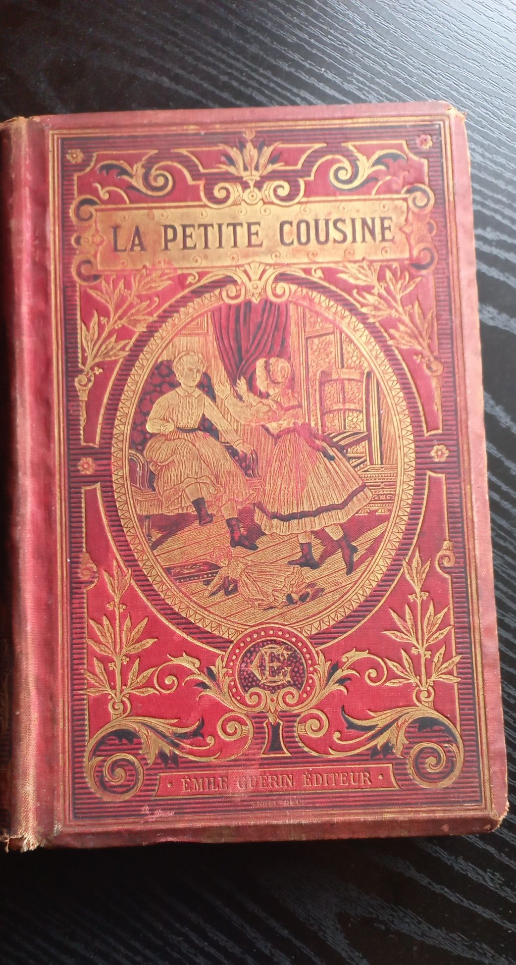 Carte veche 1880 pentru copii, in franceza"La petite cousine" 1880
