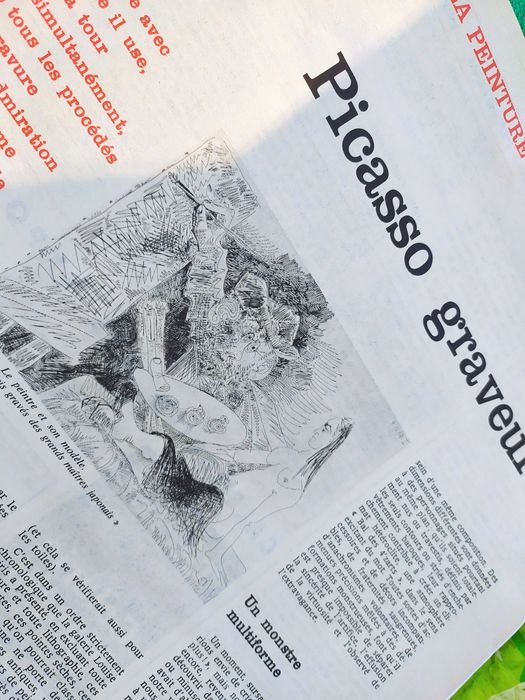 reviste vechi, prima misiune pe Luna si Le Figaro 1969