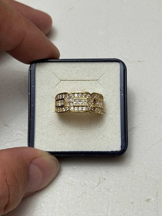 INEL AUR 14K + Cristale Zirconia - Deosebit - Nou - 5.3g - 390lei/gr.
