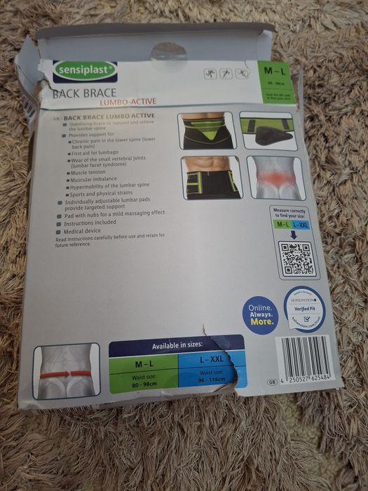 Bandaj pentru spate marimea M-L 80-98cm