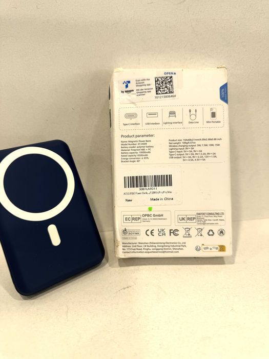 Baterie externă Magsafe Aoguerbe KT-D009, 10000mAh, NOUĂ!