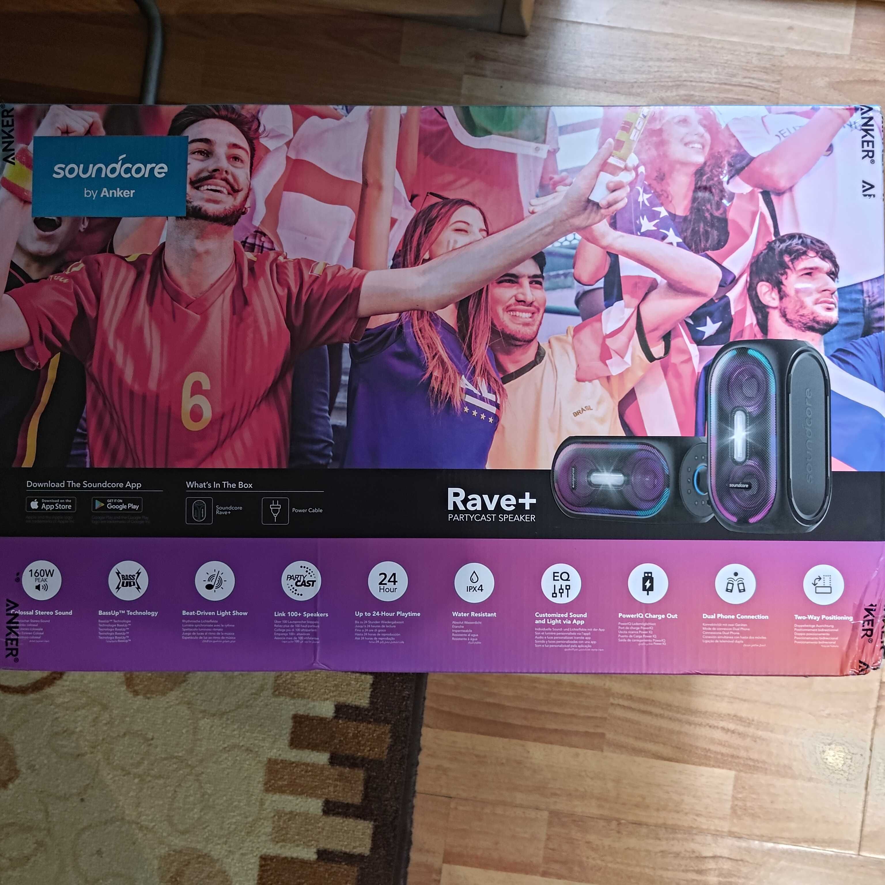 Тонколона ANKER RAVE +, Bluetooth