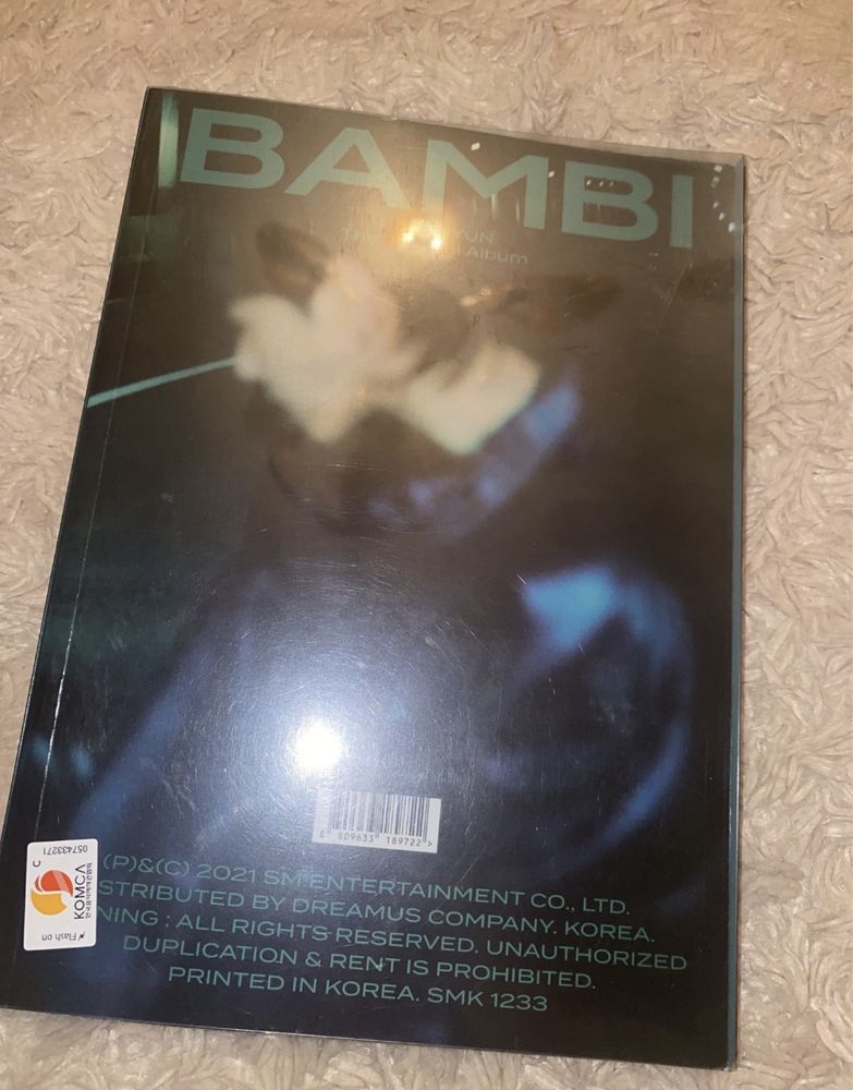 Альбом kpop Baekhyun Bambi