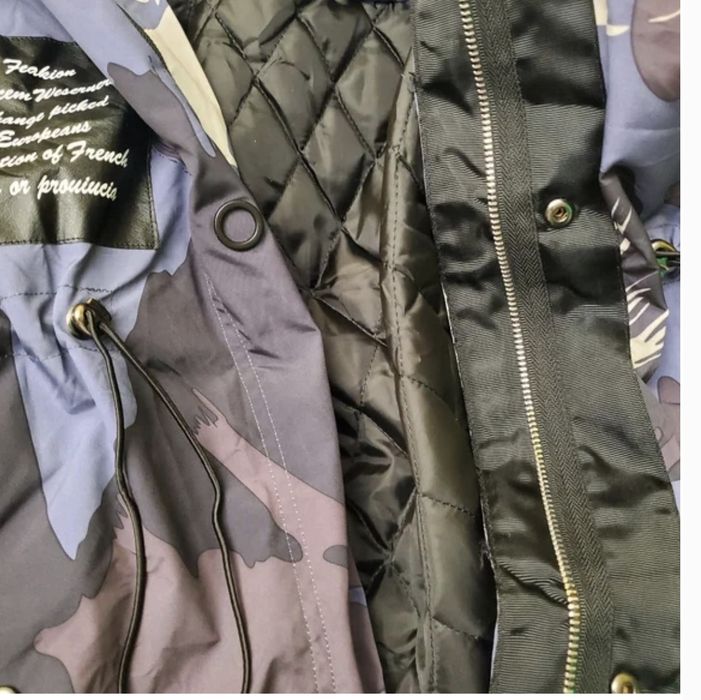 Ефектно дълго яке с цип и тик-так копчета, с асиметрична кройка