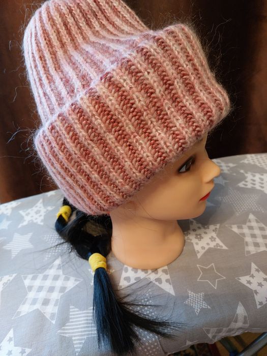 Шапочка зимняя двойной отворот