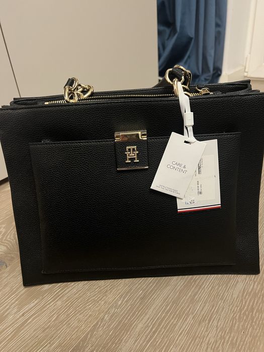 Geanta office Tommy Hilfiger noua, cu eticheta