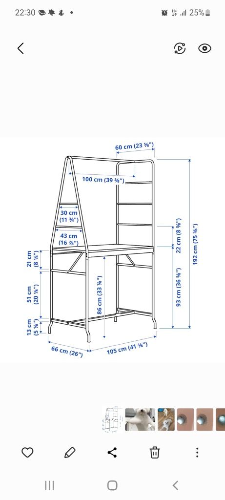 Set masa balcon cu 4 scaune ikea