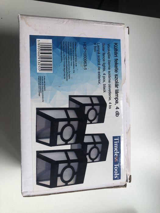 Lampa solară de exterior - set 4 buc