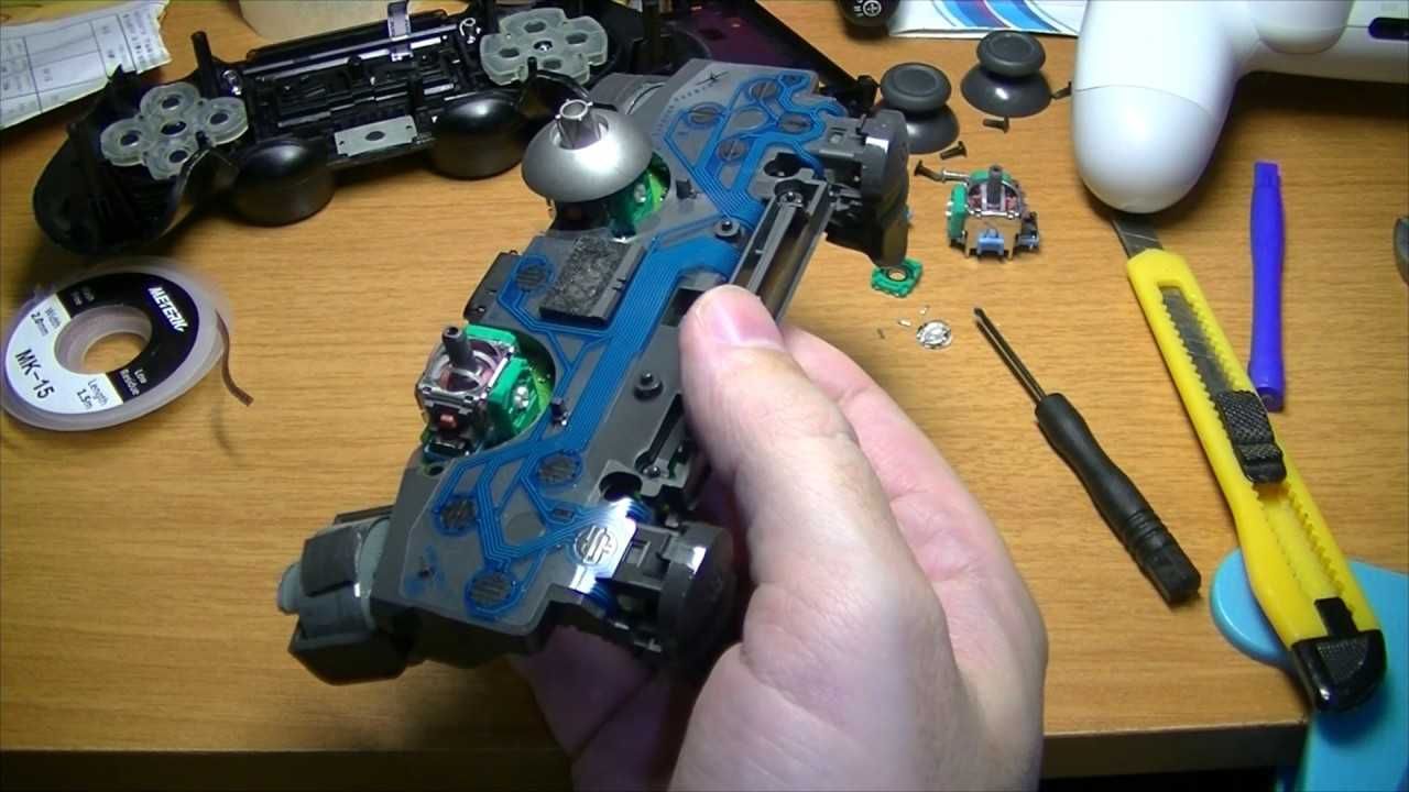 Ремонт джойстиков DualShock PS4, DualSense PS5