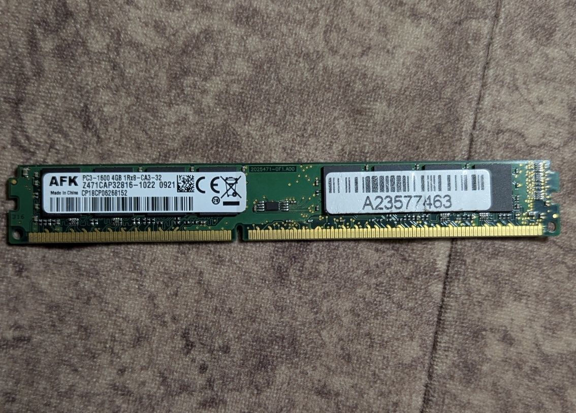 Оперативная память DDR3 4gb 1600, 1gb 1333