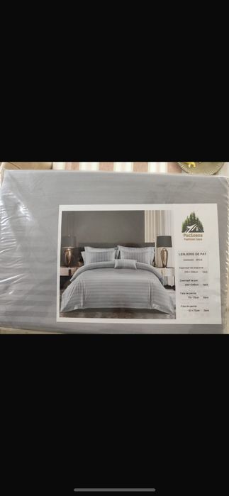 Lenjeri pat damasc dimensiune 180 *200 cm  preț 150 ron