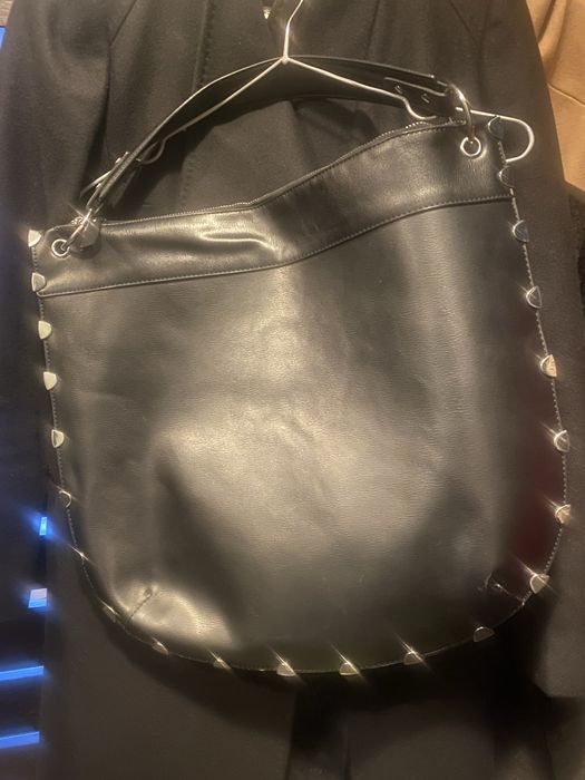 Дамска чанта голяма еко кожа черна