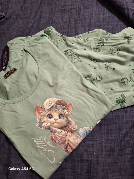 Дамска памучна пижама,размер XL