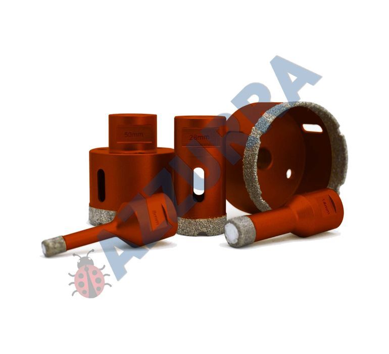 carota diamantata gresie premium  de la 6 la 120. adaptor m14 Hilti