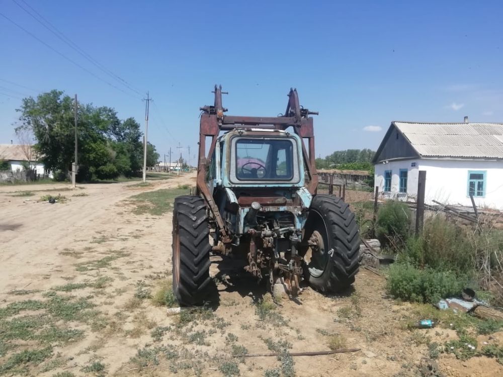 Мтз 80 трактор со стагометом цена временная