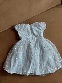 Детска дантелена рокля размер 104