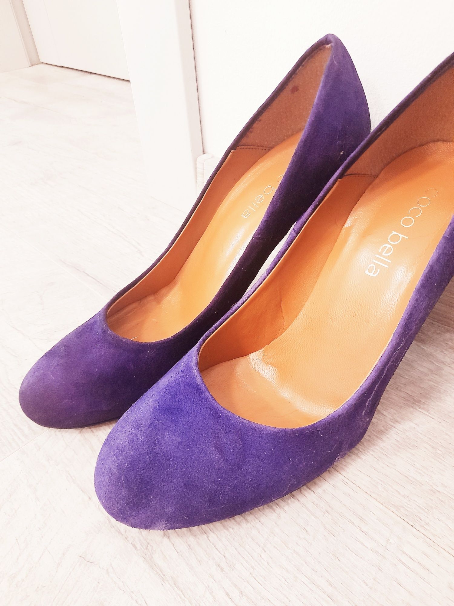 Pantofi violet pentru damă