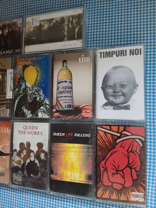 Caseta audio,Rock,Iris,Vama veche,Phoenix, Timpuri noi,Cargo,Queen,VH2