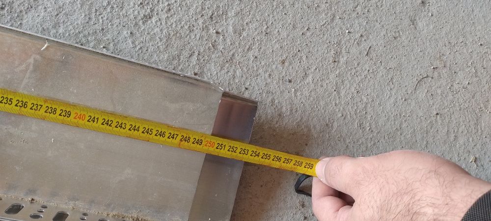 Profil soclu polistiren 12 cm