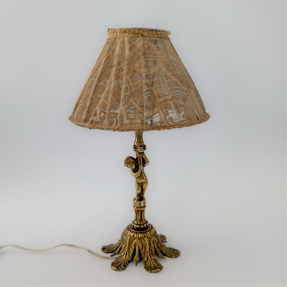 Set veioze vintage cu baza din bronz functionale