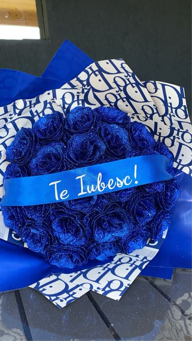 Buchete personalizate cu sclipici