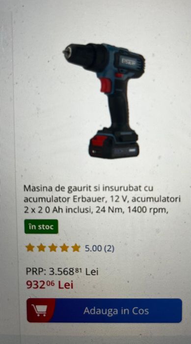 Autofiletanta, bormașină, pistol găurit si insurubat