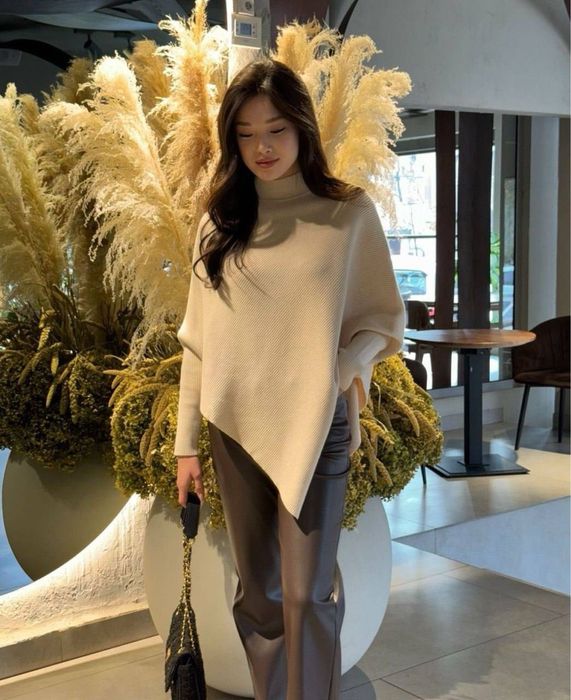 Свитер пончо. Кофта