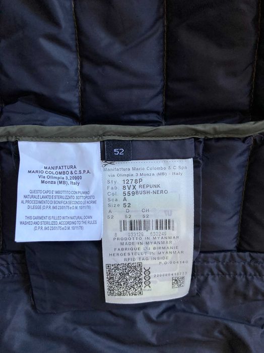 COLMAR мъжки пухен елек с гъши пух размер 52