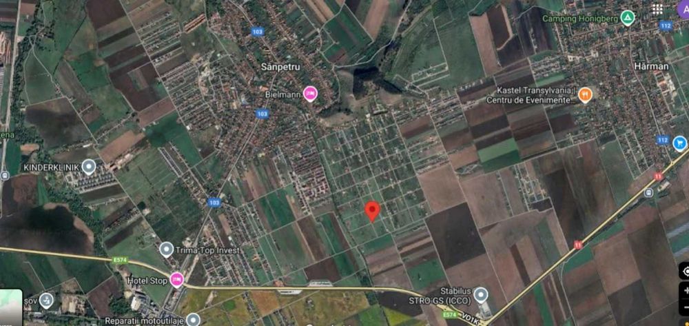 Teren intravilan 626mp, Sânpetru - Livada