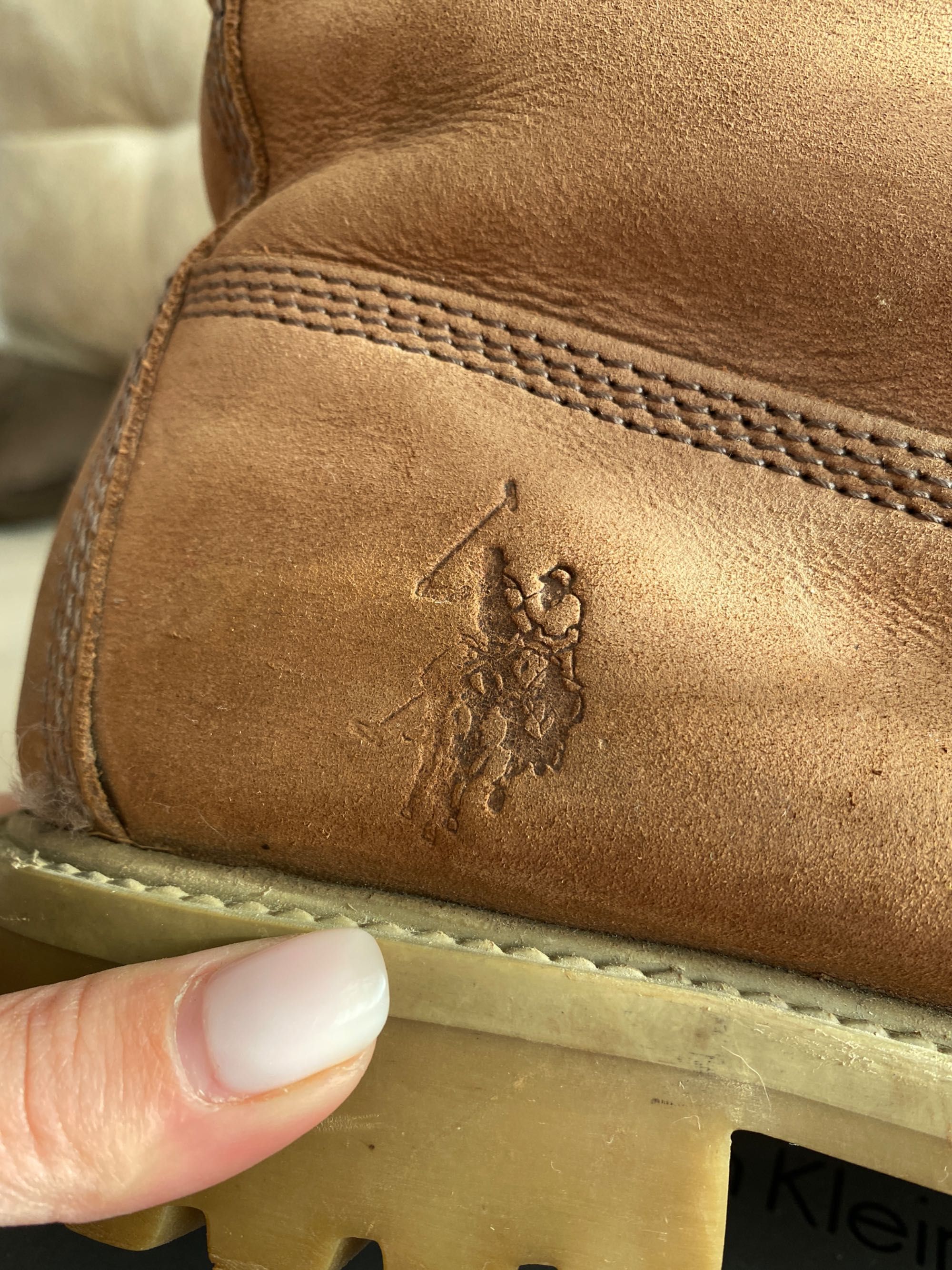 Мъжки боти Polo by Ralph Lauren US POLO ASSN 43 номер естествена кожа