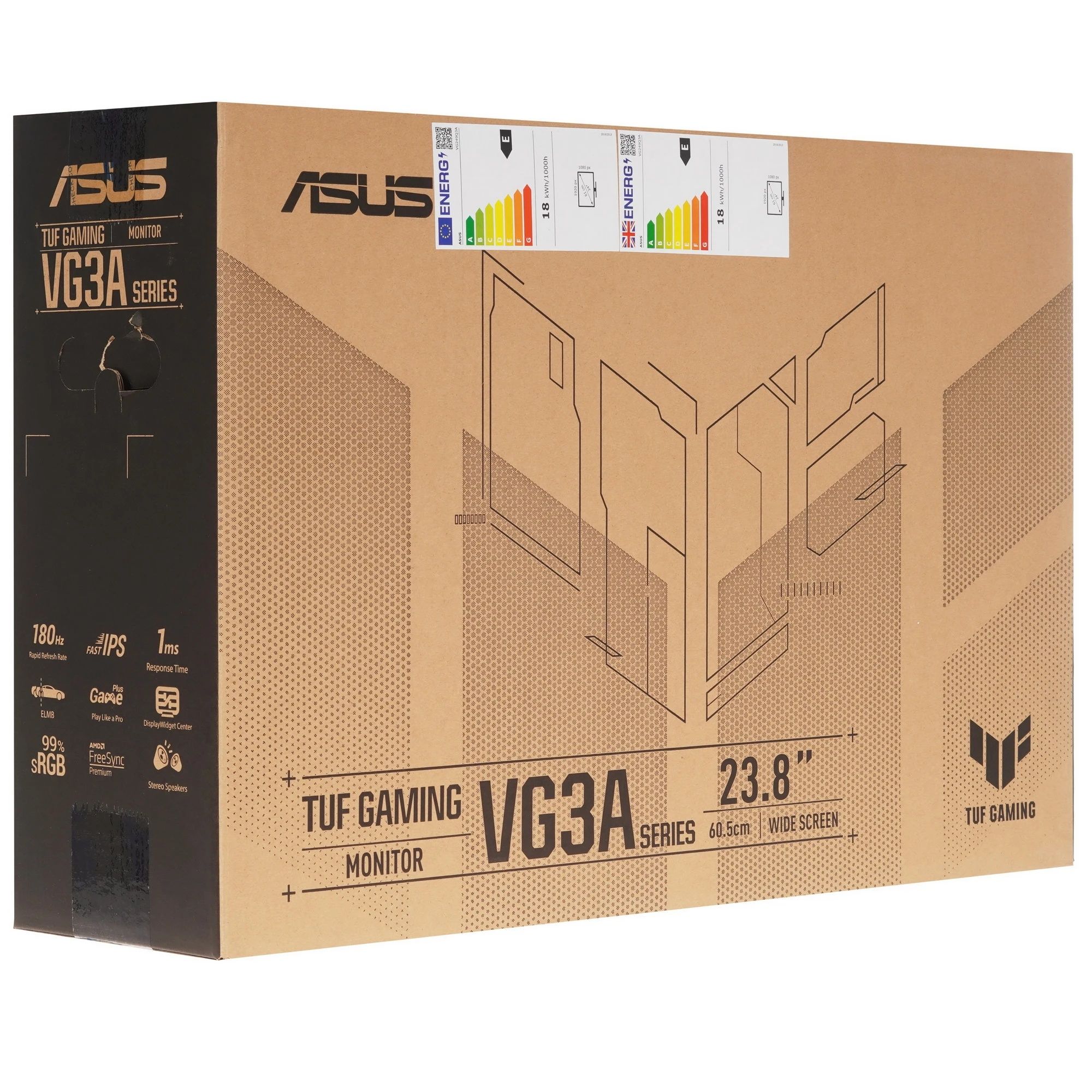 Монитор ASUS 24" 180Гц