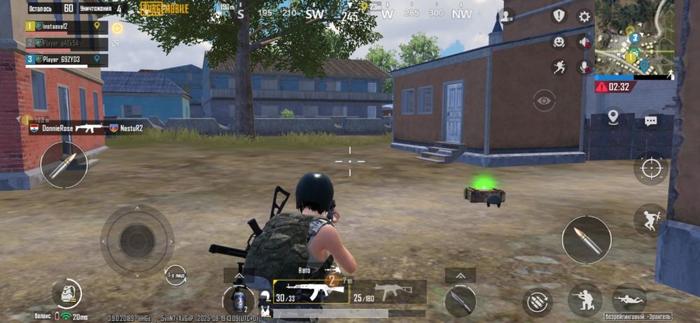 Mi note 9 128/6 pubg 60 fps