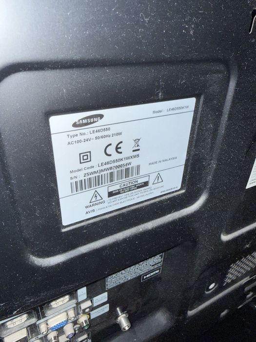 Продаю телевизор Samsung LE46D550 (46 дюймов) С Кореи оригинал