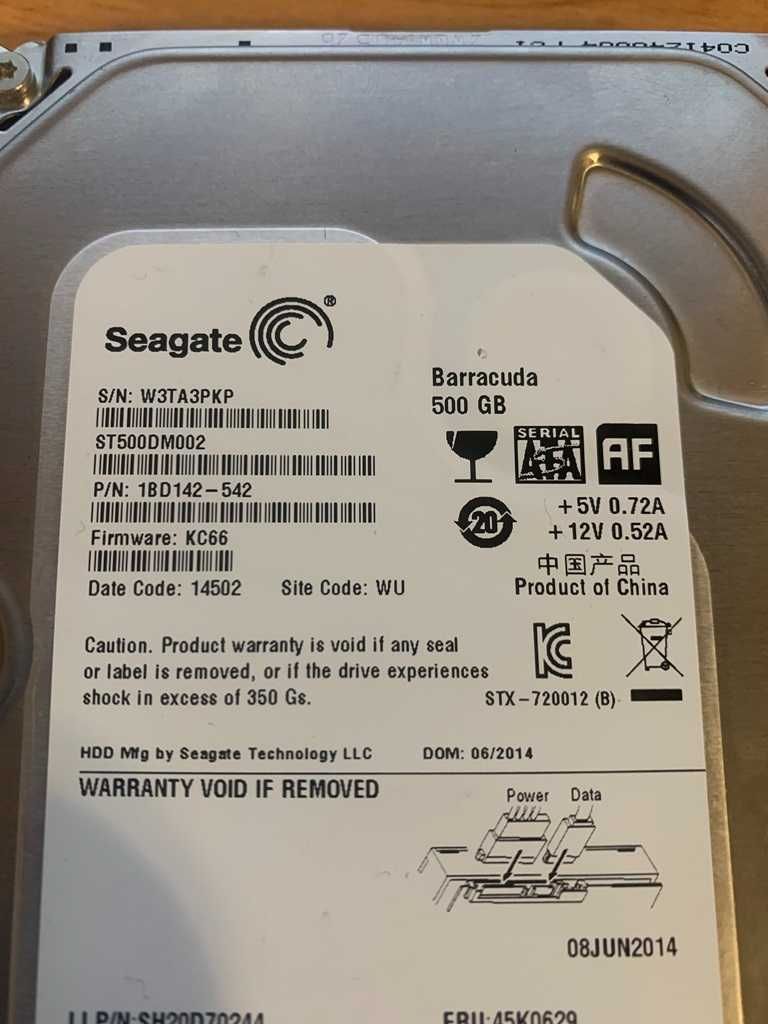 Твърд диск HDD 500GB Seagate Barracuda ST500DM002 Sata