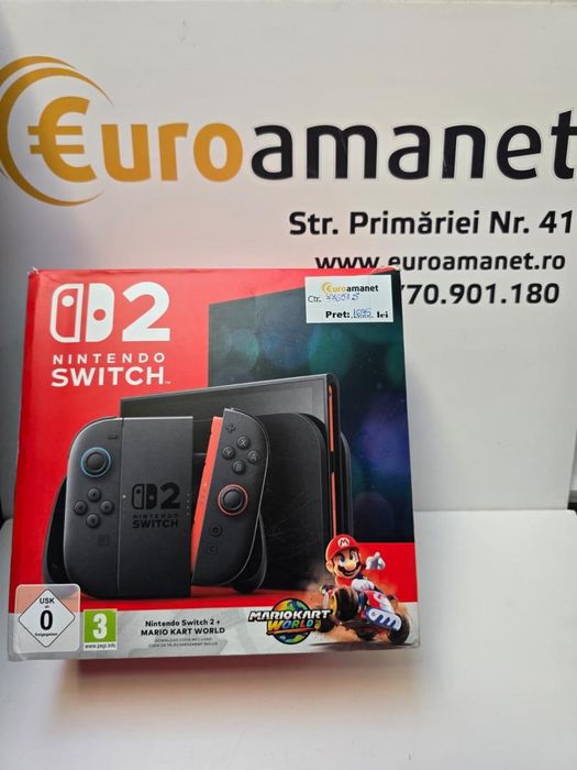 Consola Nintendo Switch 2, Light Blue/Light Red JoyCon + Joc -P-