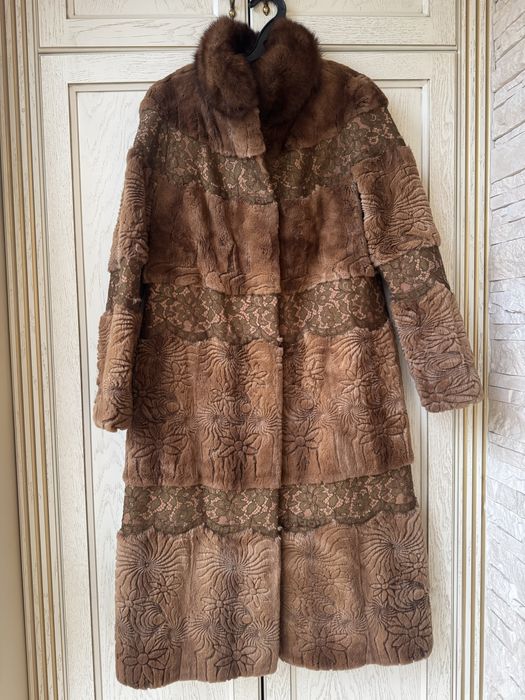 Норковая шуба размер М