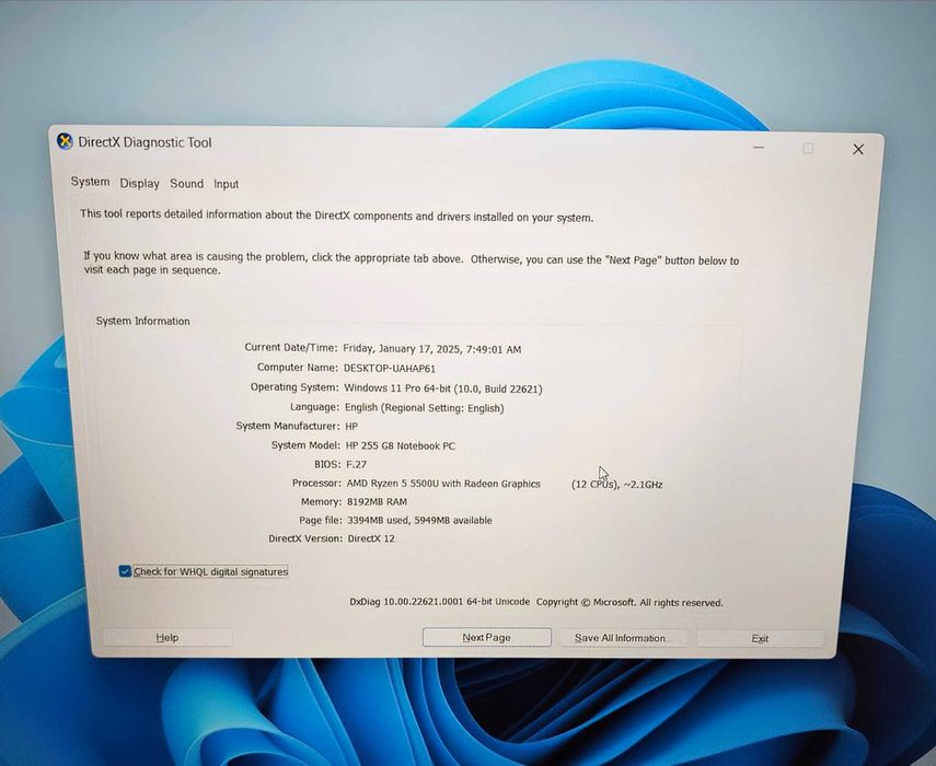 HP 255 G8 AMD RYZEN 5 Zeus Amanet 63009
