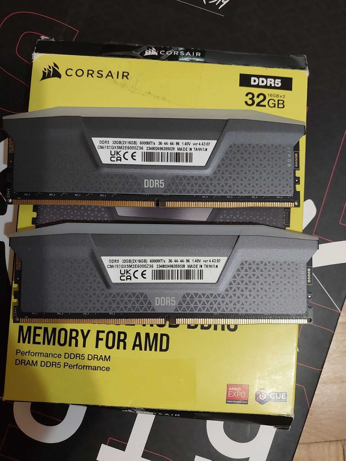32GB RGB DDR5 6000Mhz - T-Force, Kingston Fury, G. Skill , Corsair